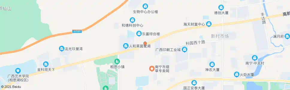 南宁高新总部路口_公交站地图_南宁公交_妙搜公交查询2024