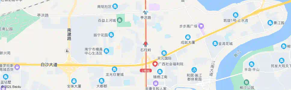 南宁石柱岭_公交站地图_南宁公交_妙搜公交查询2024