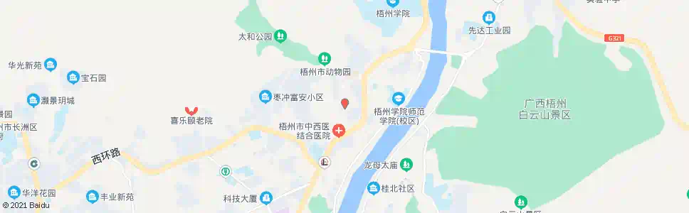 梧州东山冲_公交站地图_梧州公交_妙搜公交查询2024