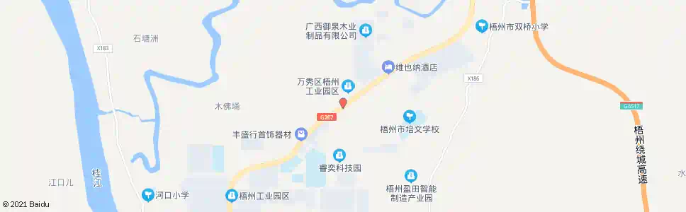 梧州大印_公交站地图_梧州公交_妙搜公交查询2024