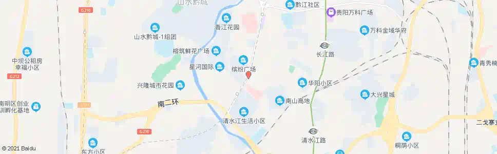 贵阳黄河路(南)_公交站地图_贵阳公交_妙搜公交查询2024