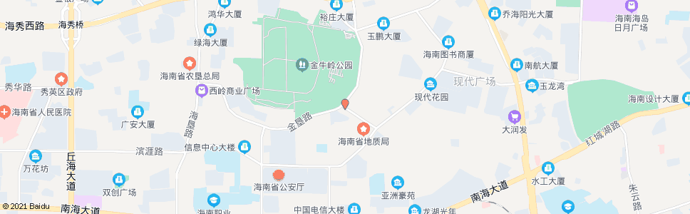海口金地路_公交站地图_海口公交_妙搜公交查询2024