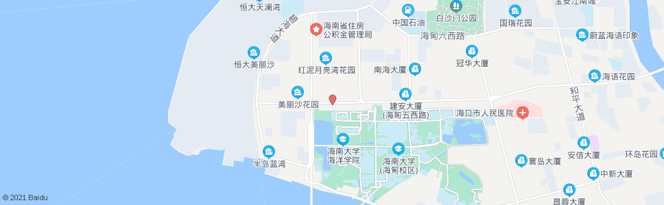 海口绿岛家园_公交站地图_海口公交_妙搜公交查询2024