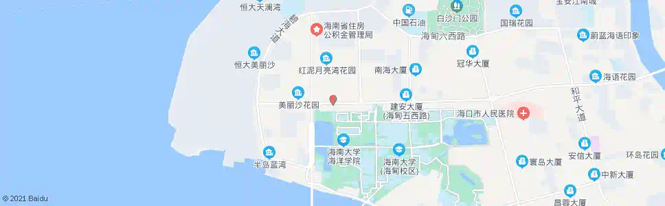 海口绿岛家园_公交站地图_海口公交_妙搜公交查询2024