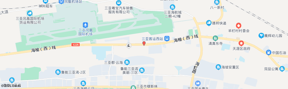 三亚凤凰边检站_公交站地图_三亚公交_妙搜公交查询2024