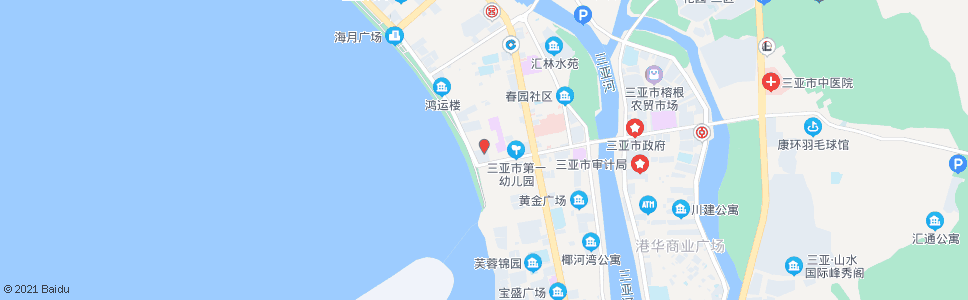 三亚新风街口_公交站地图_三亚公交_妙搜公交查询2024