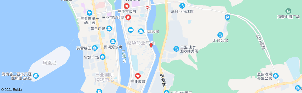 三亚港门村路口_公交站地图_三亚公交_妙搜公交查询2024