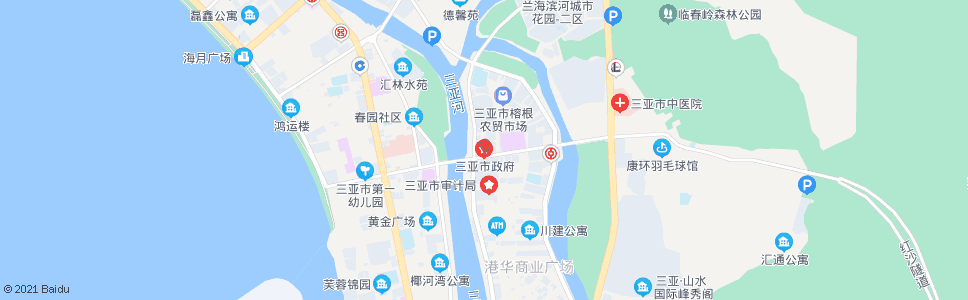 三亚市政府_公交站地图_三亚公交_妙搜公交查询2024