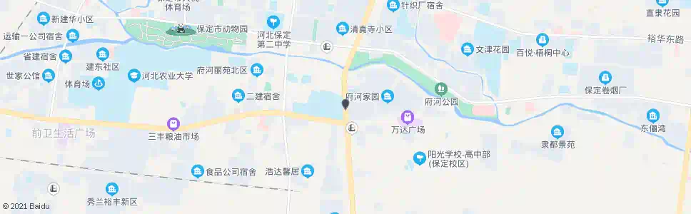 保定址舫头_公交站地图_保定公交_妙搜公交查询2024