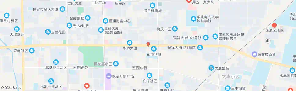 保定七一路阳光大街路口_公交站地图_保定公交_妙搜公交查询2024