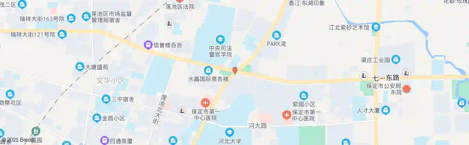 保定长城大街七一路口_公交站地图_保定公交_妙搜公交查询2024