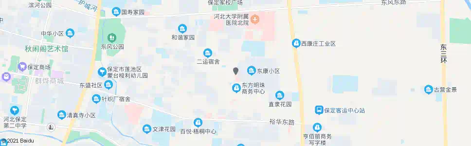 保定西康庄_公交站地图_保定公交_妙搜公交查询2024