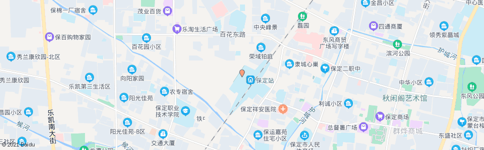 保定火车站西广场_公交站地图_保定公交_妙搜公交查询2024