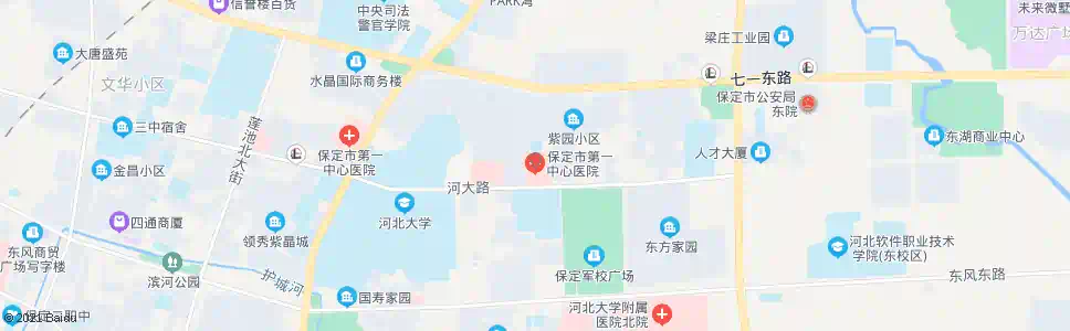 保定第一中心医院东院_公交站地图_保定公交_妙搜公交查询2024