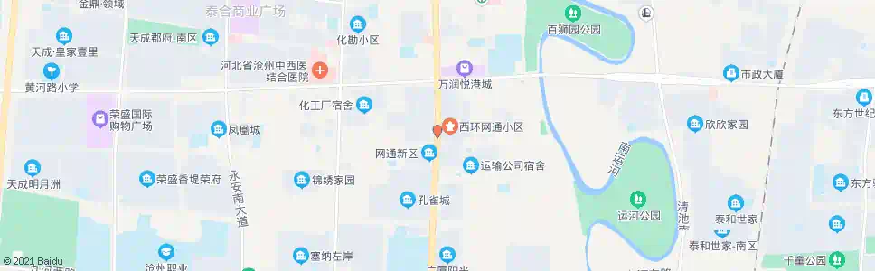 沧州浮阳大道中路_公交站地图_沧州公交_妙搜公交查询2024