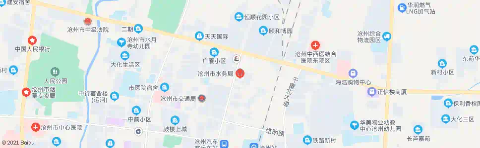 沧州水务局_公交站地图_沧州公交_妙搜公交查询2024