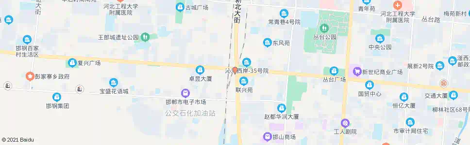 邯郸丛台区中医院_公交站地图_邯郸公交_妙搜公交查询2024