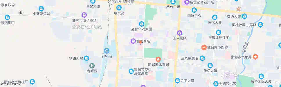 邯郸阳光世贸广场_公交站地图_邯郸公交_妙搜公交查询2024