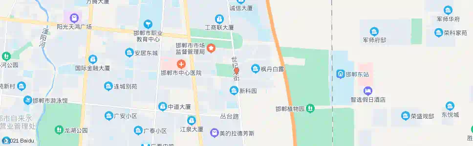 邯郸世纪大街友谊路口_公交站地图_邯郸公交_妙搜公交查询2024