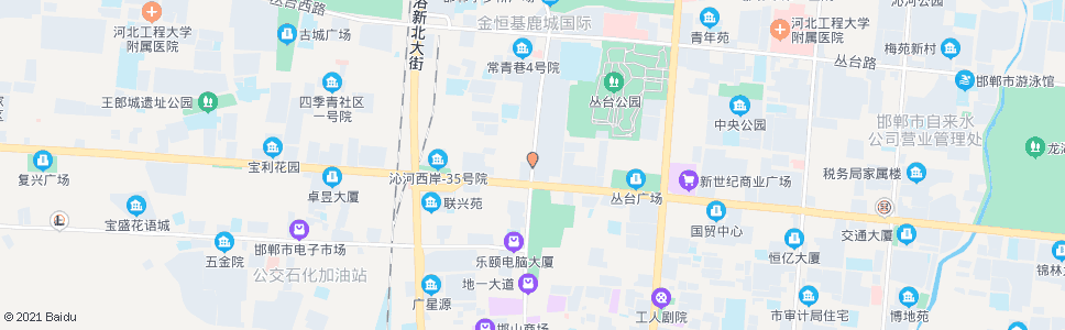 邯郸陵西大街人民路口_公交站地图_邯郸公交_妙搜公交查询2024