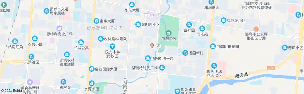 邯郸滏阳街_公交站地图_邯郸公交_妙搜公交查询2024