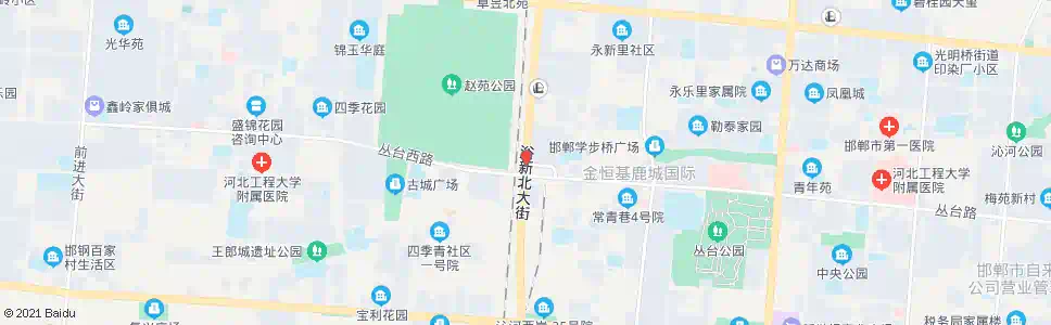 邯郸丛台桥_公交站地图_邯郸公交_妙搜公交查询2024