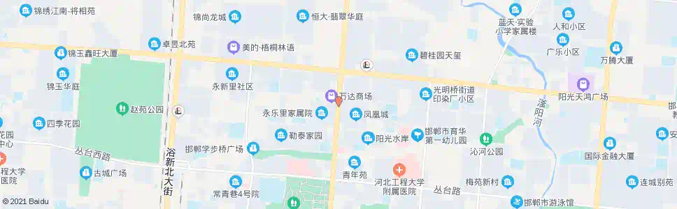 邯郸万达商厦_公交站地图_邯郸公交_妙搜公交查询2024