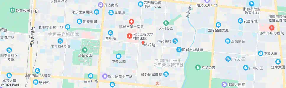 邯郸丛台路光明街口_公交站地图_邯郸公交_妙搜公交查询2024