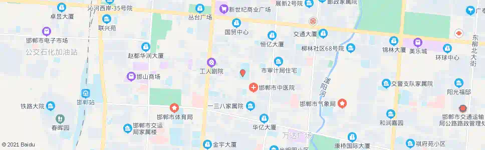 邯郸市三中学_公交站地图_邯郸公交_妙搜公交查询2024