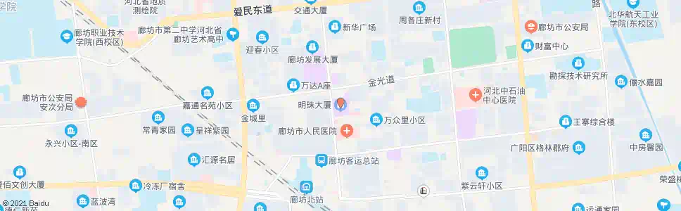 廊坊明珠大厦_公交站地图_廊坊公交_妙搜公交查询2024