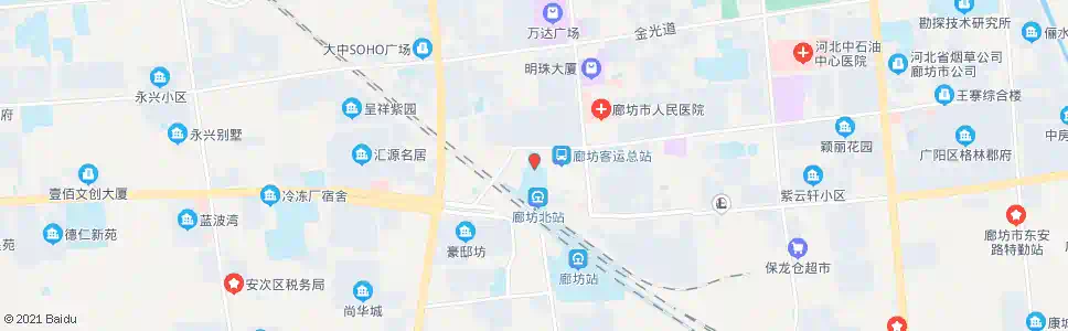 廊坊广场_公交站地图_廊坊公交_妙搜公交查询2024