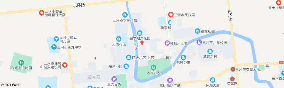 廊坊四季阳光南门_公交站地图_廊坊公交_妙搜公交查询2024