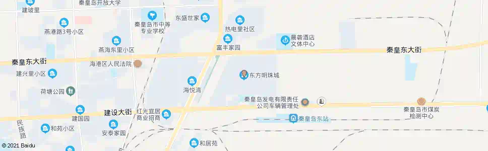 秦皇岛东方明珠城_公交站地图_秦皇岛公交_妙搜公交查询2024