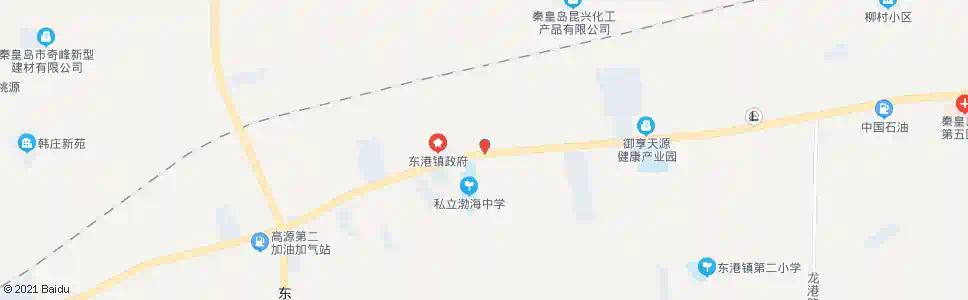 秦皇岛柳村(秦山公路)_公交站地图_秦皇岛公交_妙搜公交查询2024