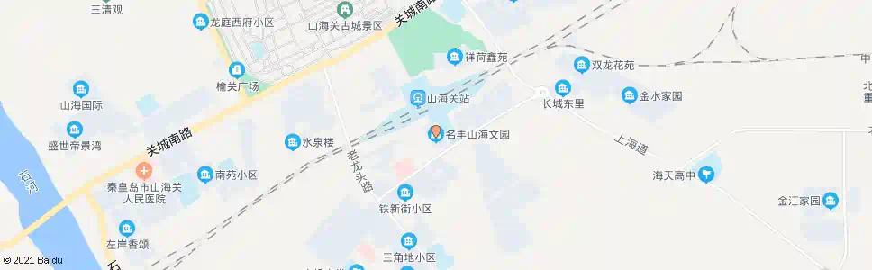 秦皇岛山海文园小区_公交站地图_秦皇岛公交_妙搜公交查询2024