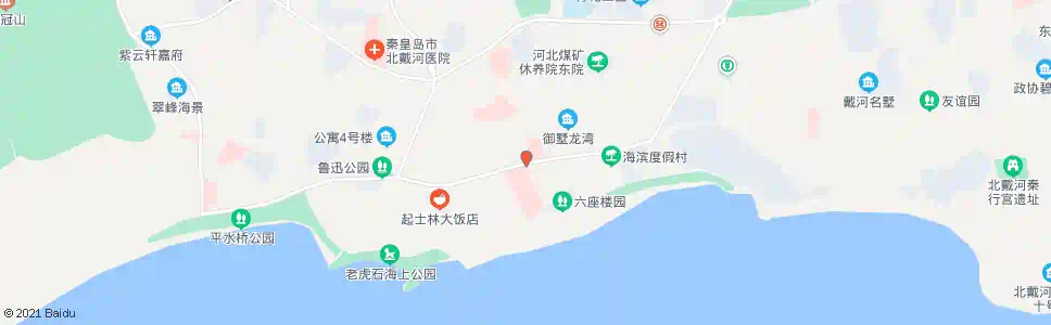 秦皇岛交通疗养院站_公交站地图_秦皇岛公交_妙搜公交查询2024