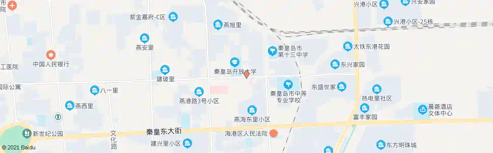 秦皇岛东华里_公交站地图_秦皇岛公交_妙搜公交查询2024