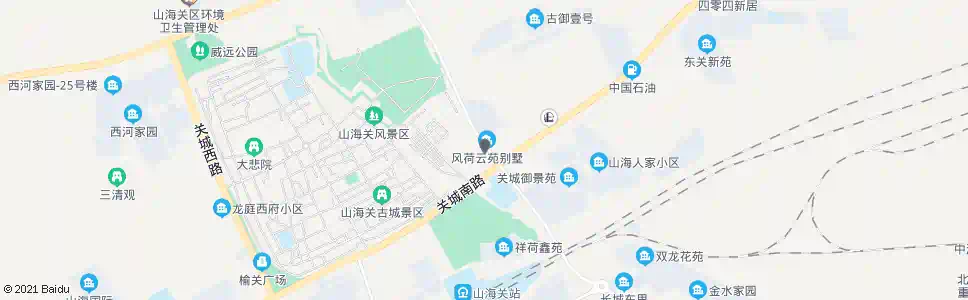 秦皇岛临时停车站(第一关)_公交站地图_秦皇岛公交_妙搜公交查询2024