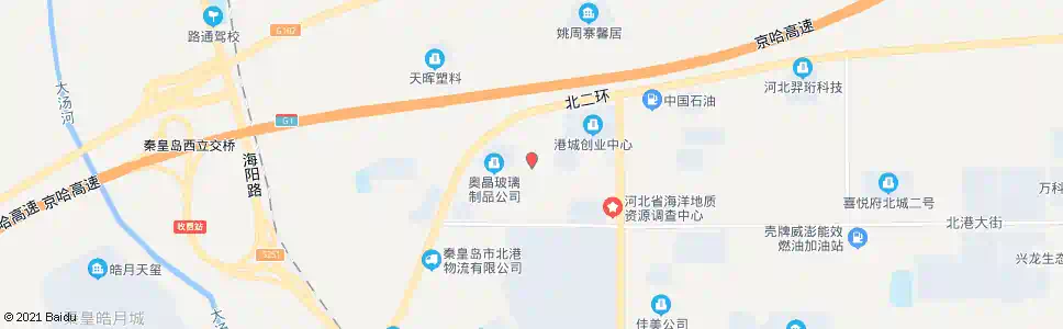 秦皇岛北部工业区管委会_公交站地图_秦皇岛公交_妙搜公交查询2024