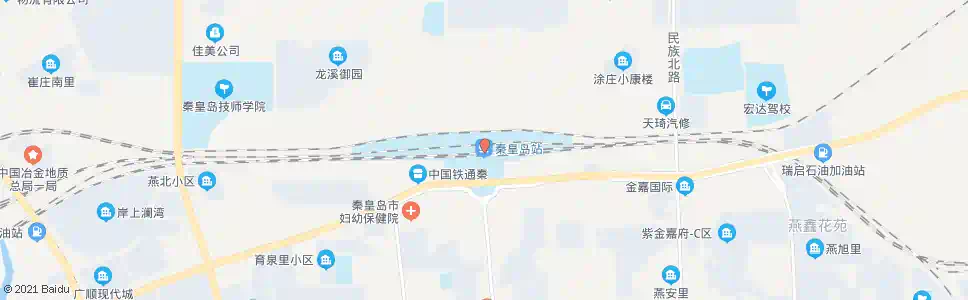 秦皇岛大理营_公交站地图_秦皇岛公交_妙搜公交查询2024