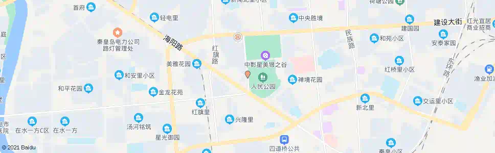 秦皇岛广场西路_公交站地图_秦皇岛公交_妙搜公交查询2024