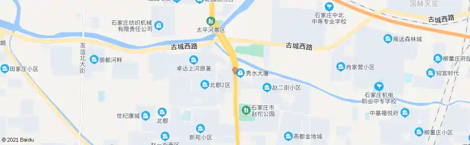 石家庄北郡小区_公交站地图_石家庄公交_妙搜公交查询2024