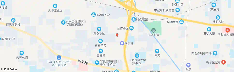 石家庄留营西环市场_公交站地图_石家庄公交_妙搜公交查询2024