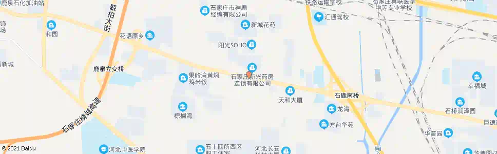 石家庄新兴药房物流园_公交站地图_石家庄公交_妙搜公交查询2024