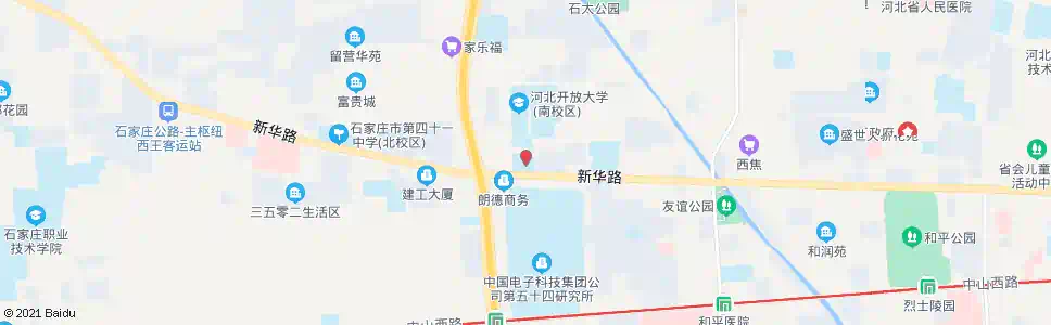 石家庄东风路小学_公交站地图_石家庄公交_妙搜公交查询2024