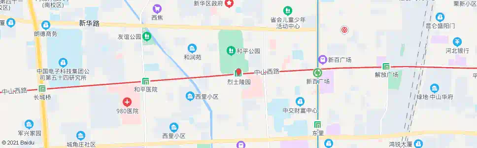 石家庄烈士陵园站_公交站地图_石家庄公交_妙搜公交查询2024