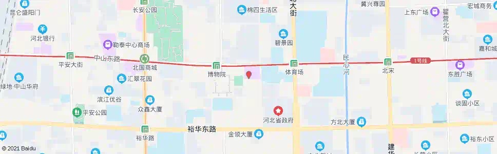 石家庄市报社(先天下广场)_公交站地图_石家庄公交_妙搜公交查询2024