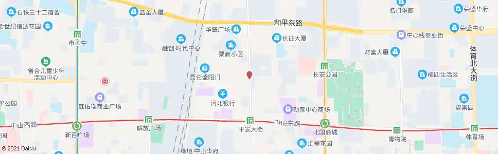 石家庄平安园明路口_公交站地图_石家庄公交_妙搜公交查询2024