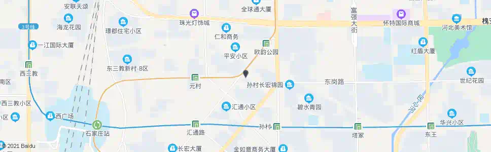 石家庄256医院_公交站地图_石家庄公交_妙搜公交查询2024