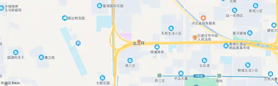 石家庄西三庄北口_公交站地图_石家庄公交_妙搜公交查询2024